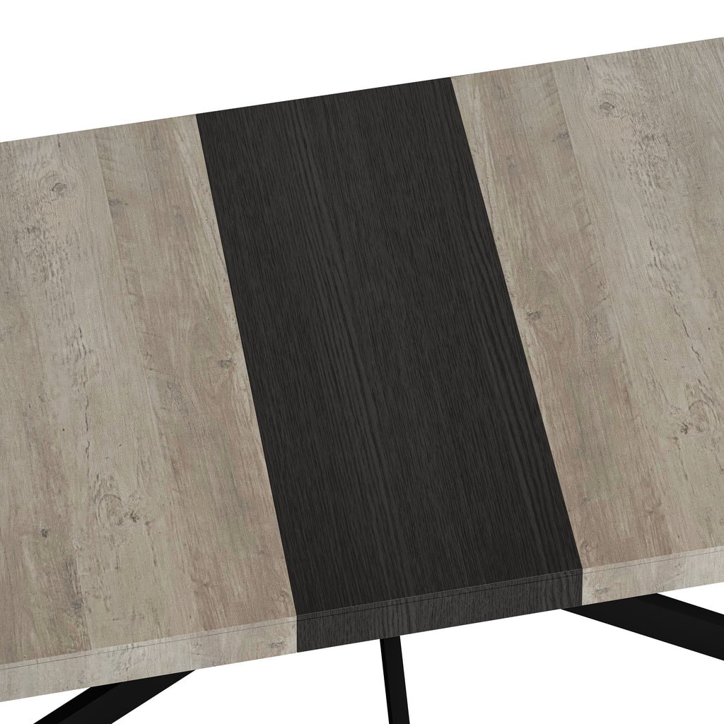 Retro Rectangular Stretch Dining Table