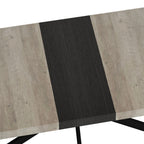 Retro Rectangular Stretch Dining Table