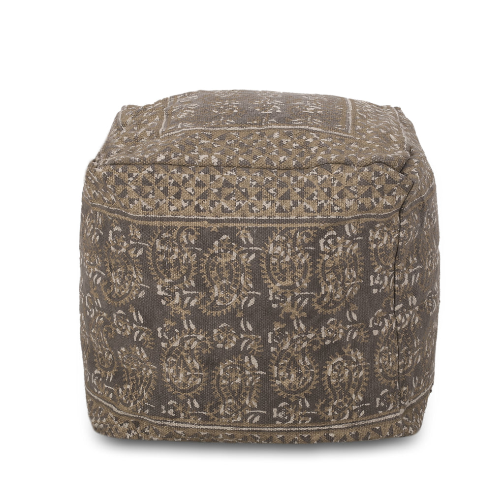 Ceasar Handcrafted Square Pouf