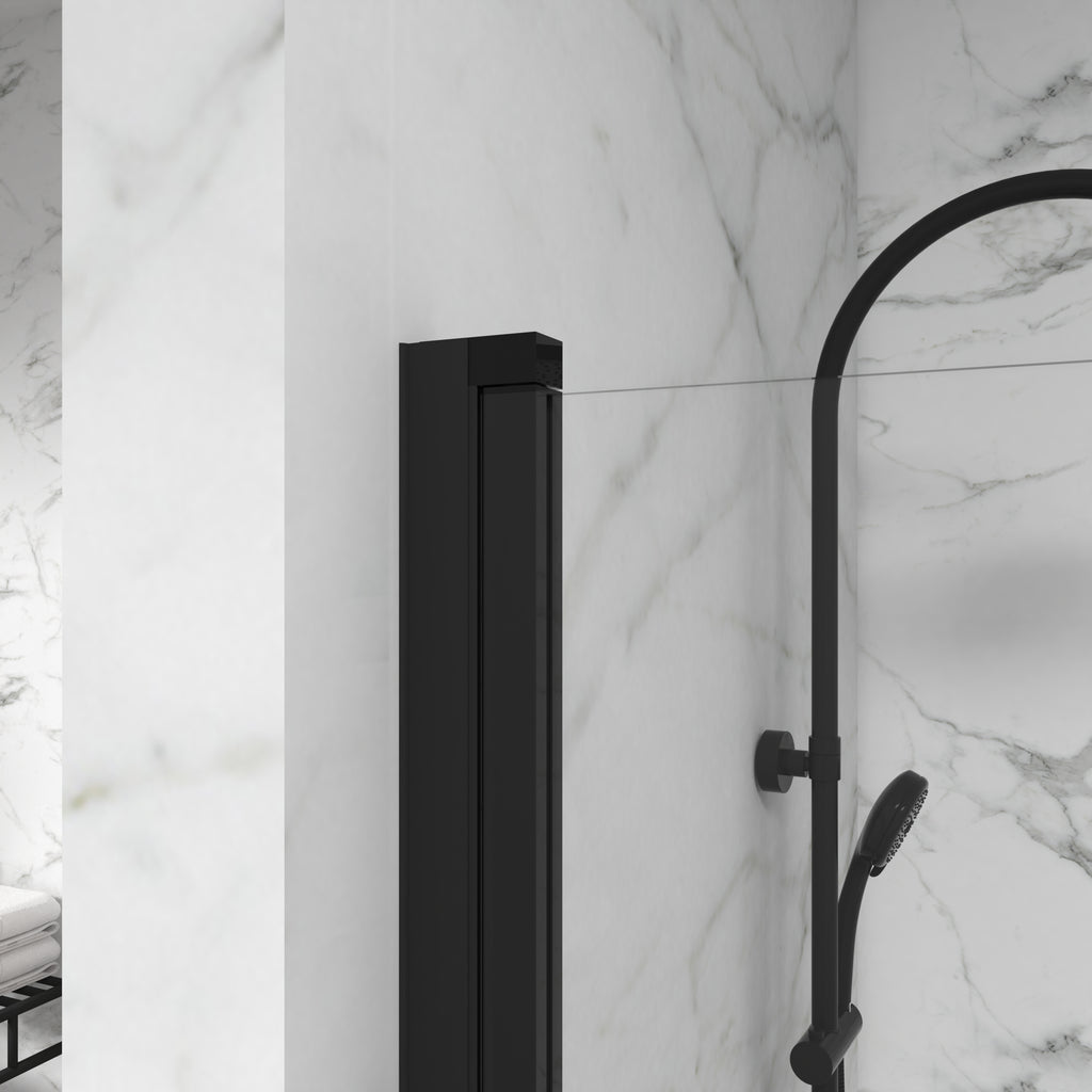 Goodyo Bathtub Screen Panel Shower Door 180° Pivot