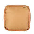 Candy Contemporary Faux Leather Square Pouf