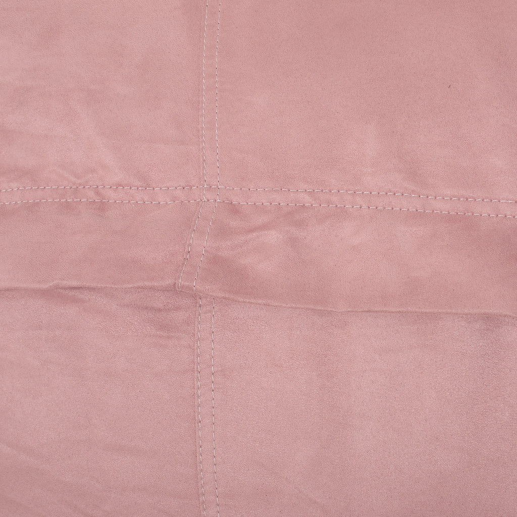 Aruba 8 Foot Microfiber Cylindrical Bean Bag Chair - Rose