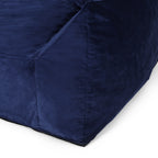 Fila Velveteen 2 Seater Oversized Bean Bag Chair with Armrests