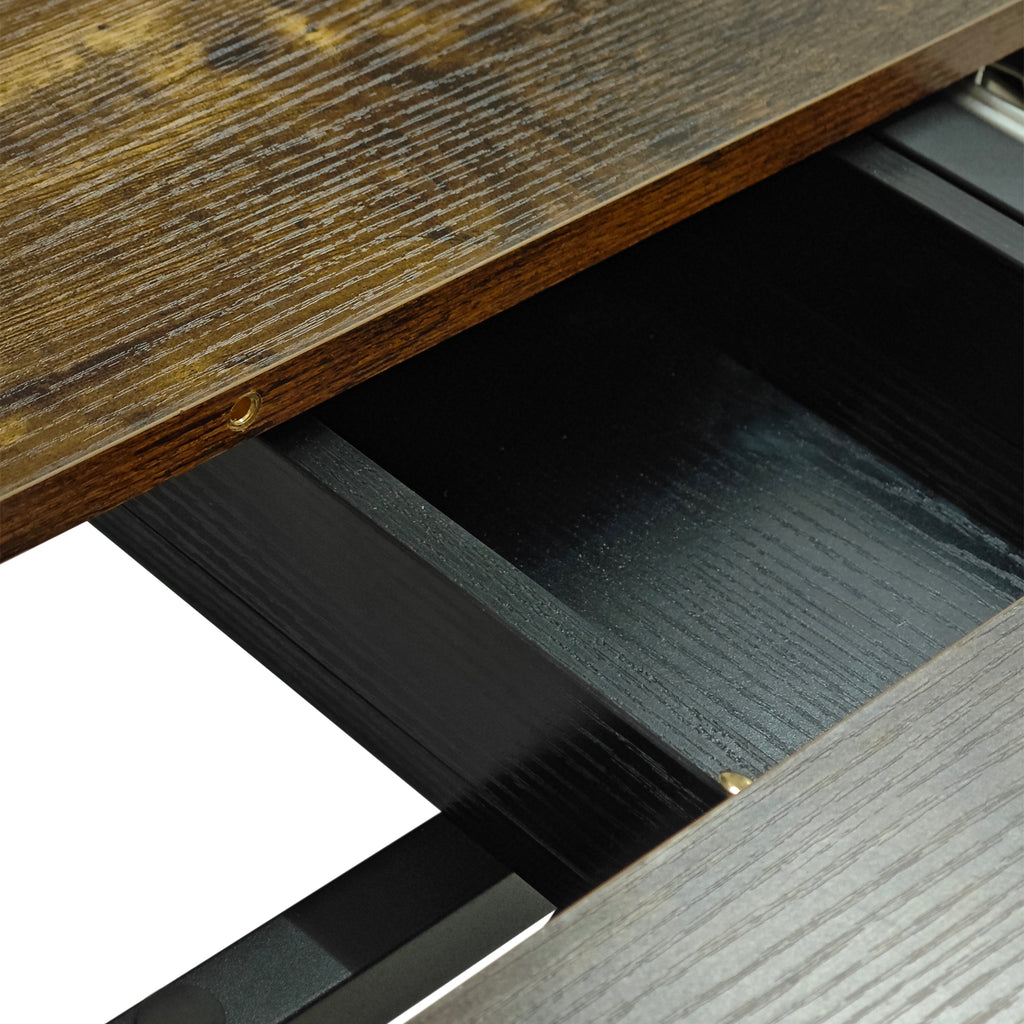 Retro Rectangular Stretch Dining Table