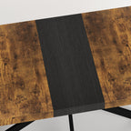 Retro Rectangular Stretch Dining Table