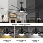 72'' Indoor Smart Ceiling Fan