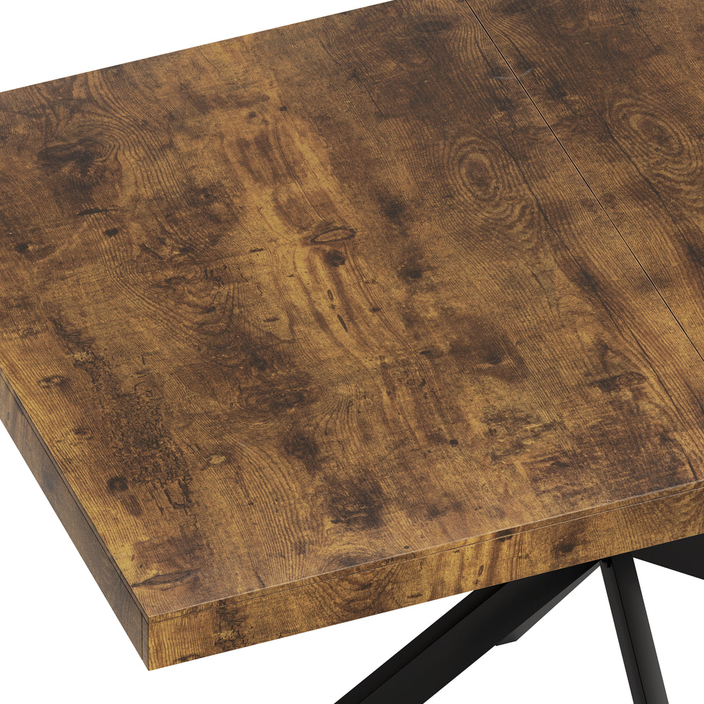 Retro Rectangular Stretch Dining Table