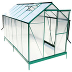 Heavy Duty Polycarbonate Greenhouse - 6.3'*12.2'*7'
