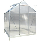6.3' x 6.2' Polycarbonate Greenhouse, Heavy Duty Outdoor Aluminum Walk-in