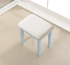 Moniys Wood Moniya Makeup Vanity Table and Stool Set