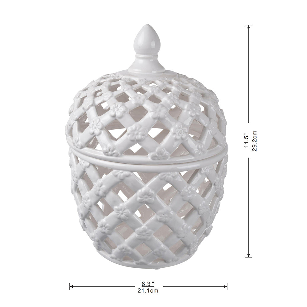 Ballas Bird Lidded Jar