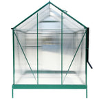 6.3'*6.2'*7' Polycarbonate Greenhouse, Heavy Duty Outdoor Aluminum Walk-in