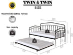 Fox Twin Daybed With Twin Trundle