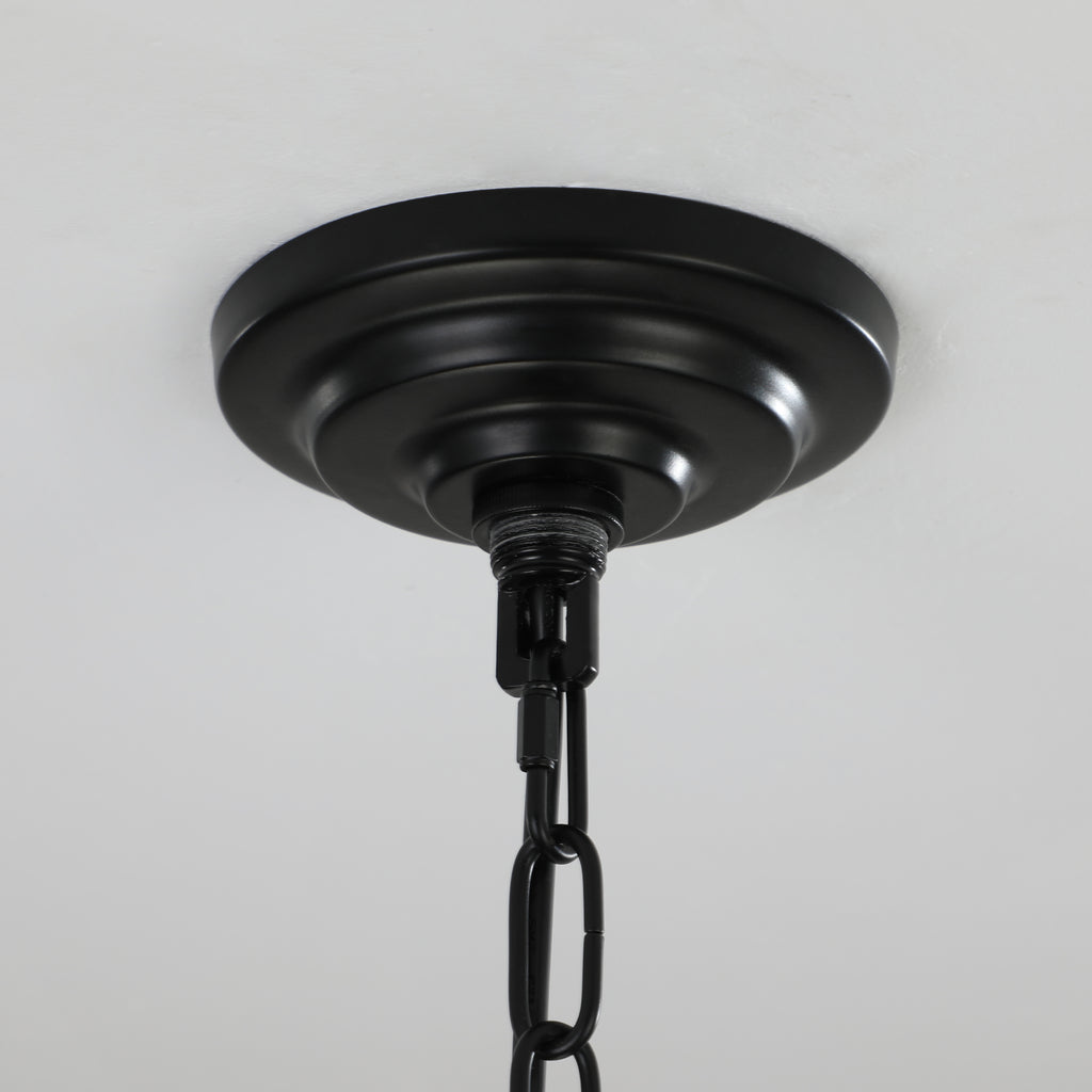 18" Modern 8-Light Pendant Chandelier