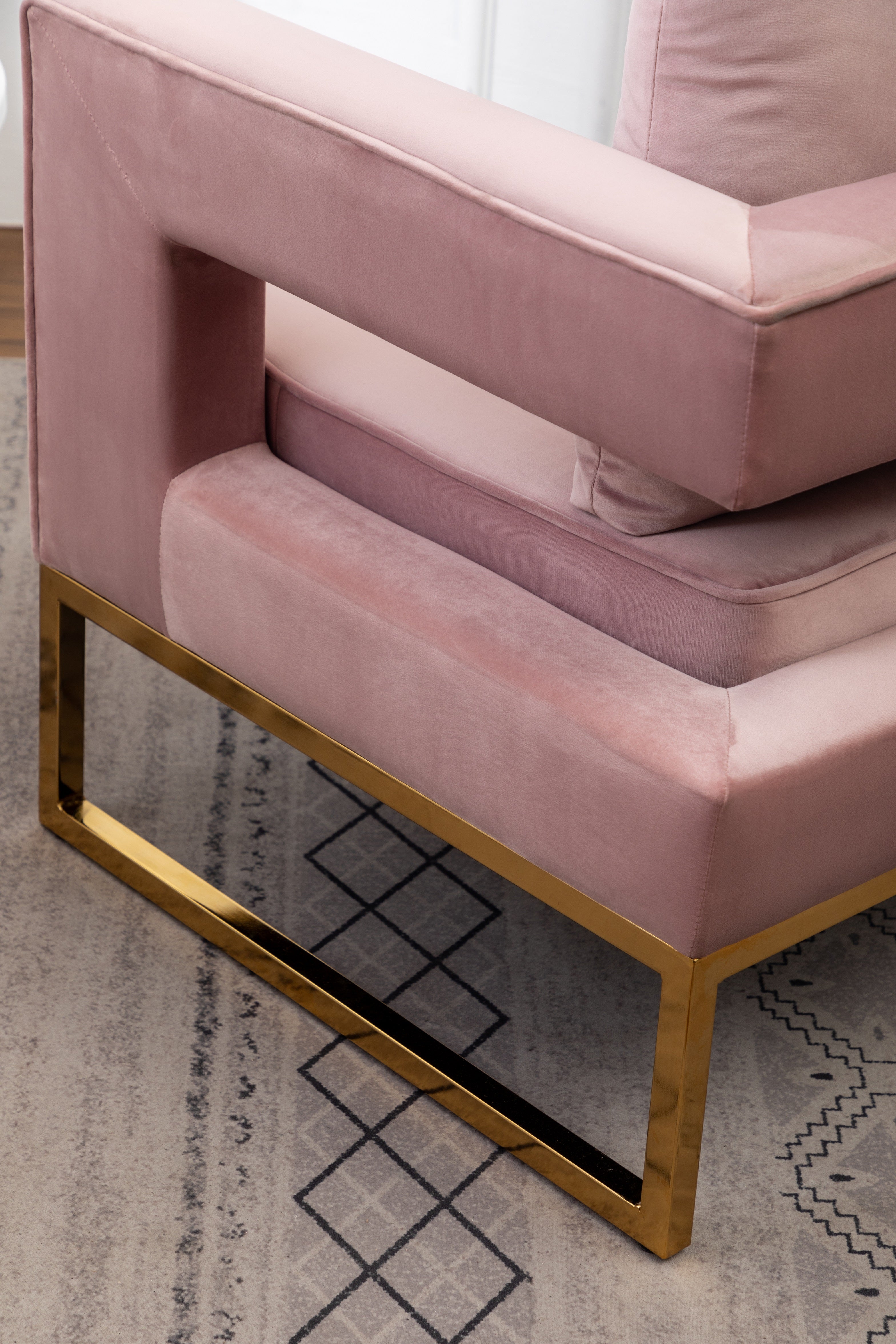 Lenola Contemporary Upholstered Accent Arm Chair