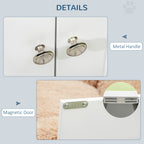 PawHut Large Elevated Dog Bowls with Storage Cabinet