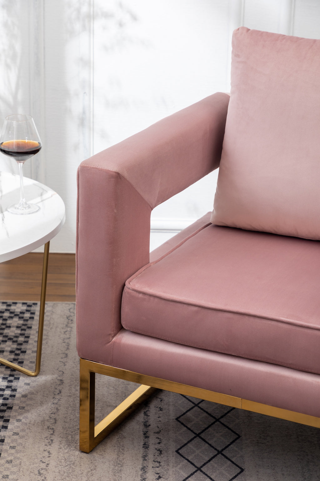 Lenola Contemporary Upholstered Accent Arm Chair