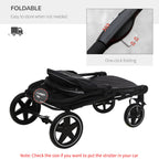 PawHut One-Click Foldable Doggy Stroller