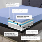 Bridgevine Home 12 Inch Refresh Hybrid Cooling GelCare Mattress