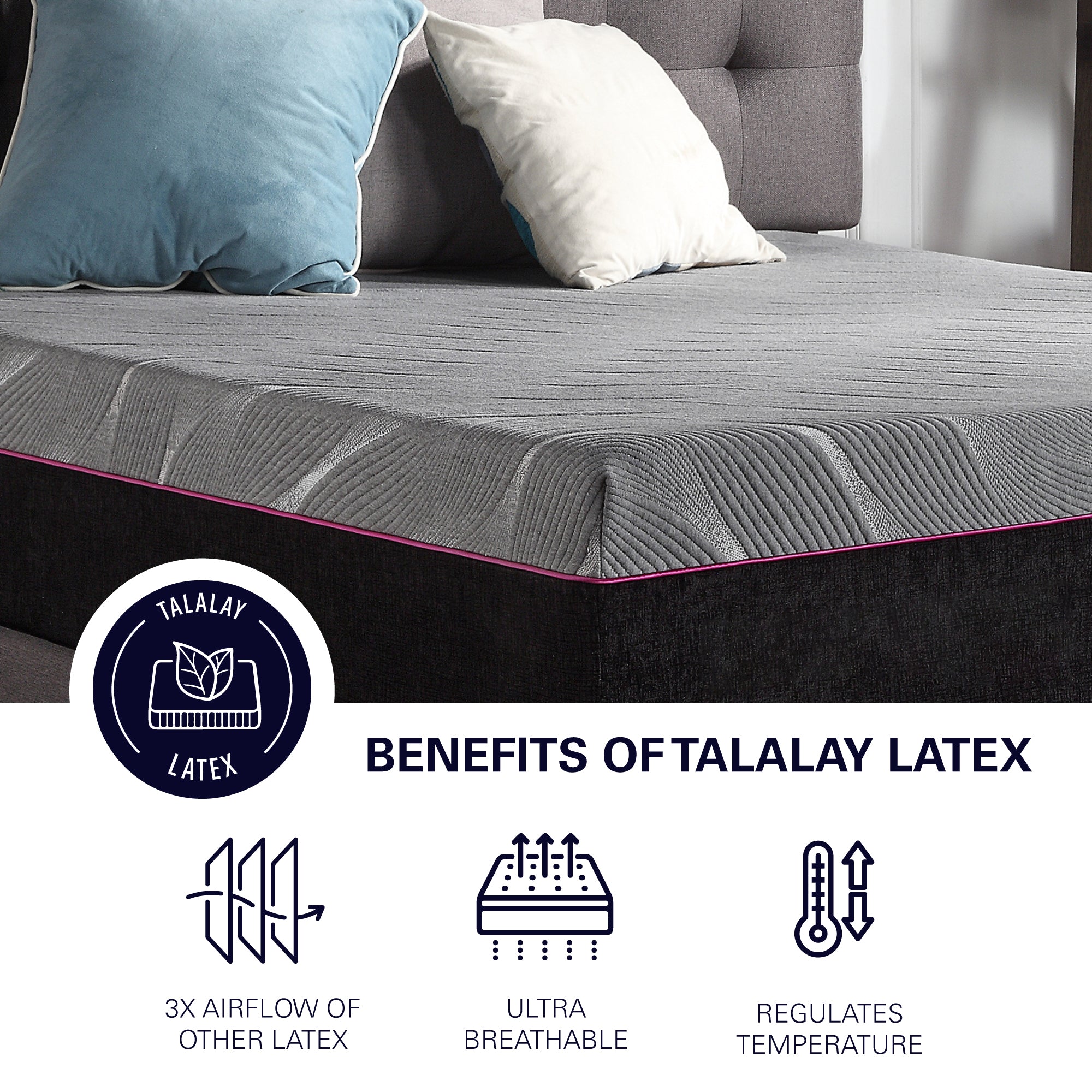 Bridgevine Home 11 Inch Renew Cooling Fast Responding Latex Foam Adult Mattress
