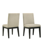 Rocco Contemporary Solid Wood Dining Chairs, Set of 2