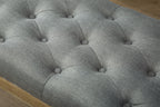Habit Solid Wood Button Tufted Dining Bench