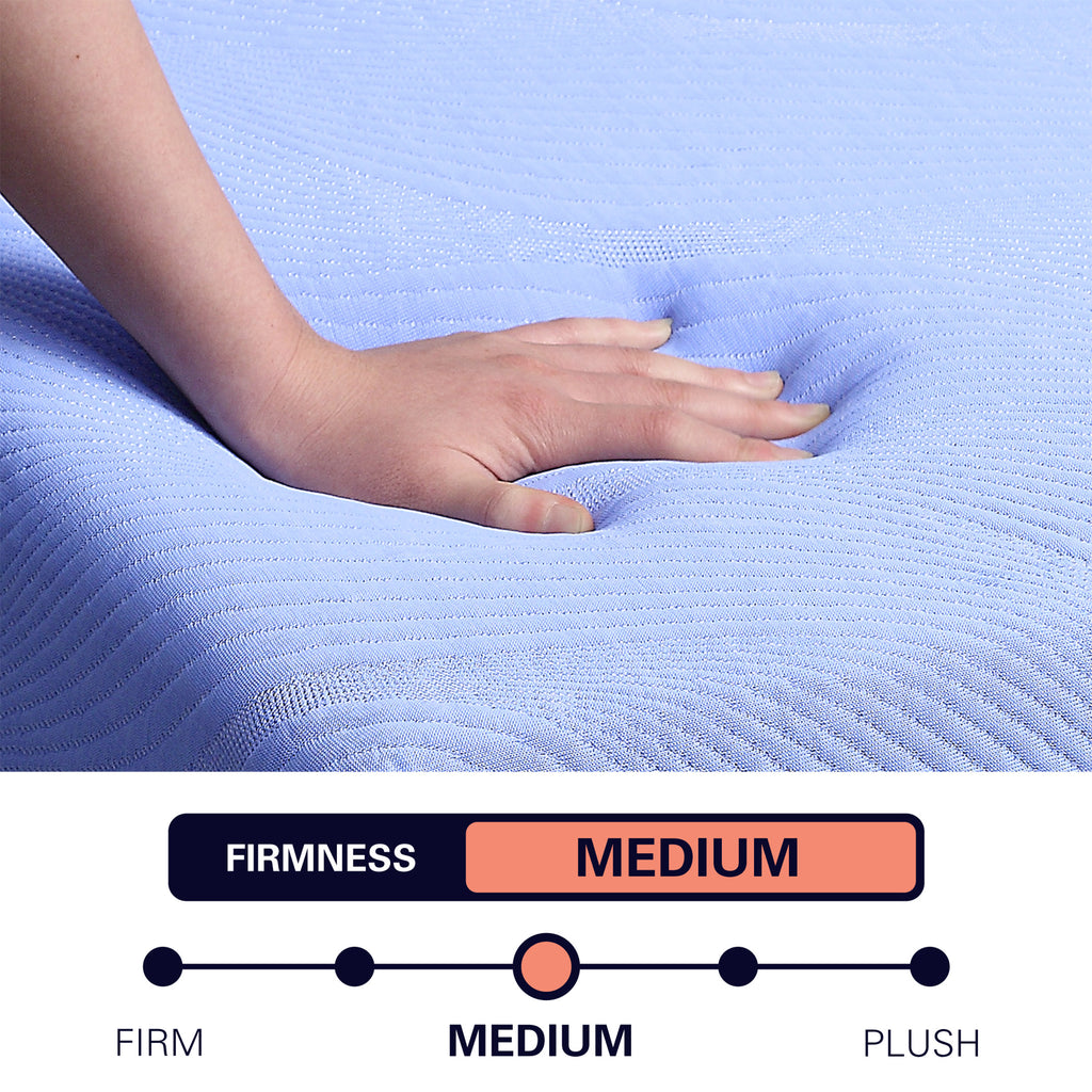 Bridgevine Home 12 Inch Refresh Hybrid Cooling GelCare Memory Foam and Coil Kids Mattress, Twin XL Size