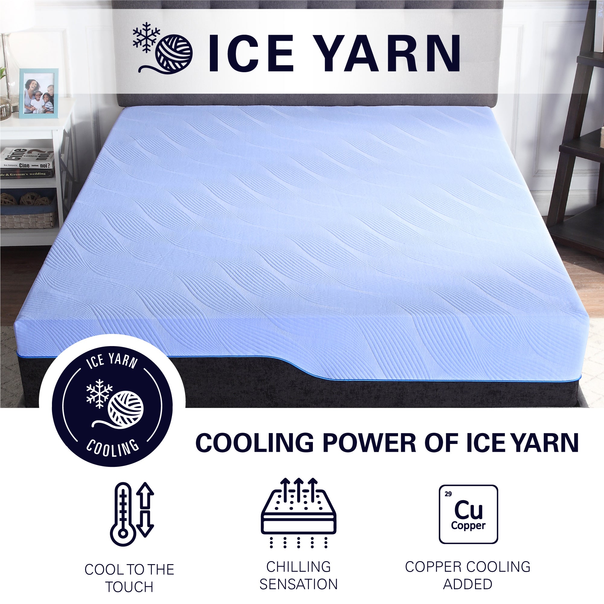Bridgevine Home 12 Inch Refresh Hybrid Cooling Mattress