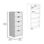 5-Drawer Slim Dresser