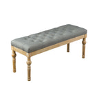 Habit Solid Wood Button Tufted Dining Bench