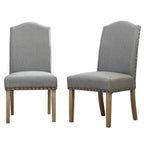 Mod Urban Style Solid Wood Nailhead Dining Chairs