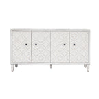 Accent Cabinet 4 Door Wooden Cabinet Sideboard Buffet Server
