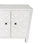 Accent Cabinet 4 Door Wooden Cabinet Sideboard Buffet Server
