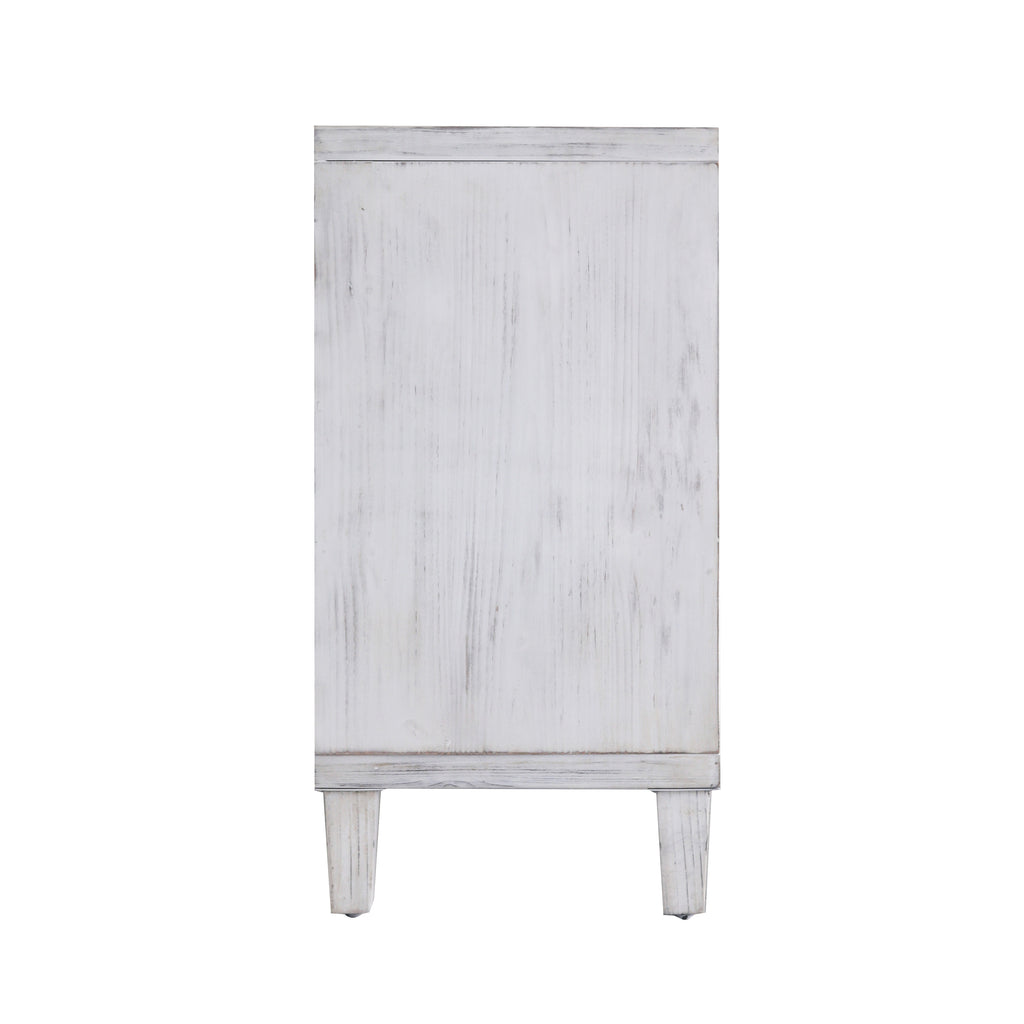 Accent Cabinet 4 Door Wooden Cabinet Sideboard Buffet Server