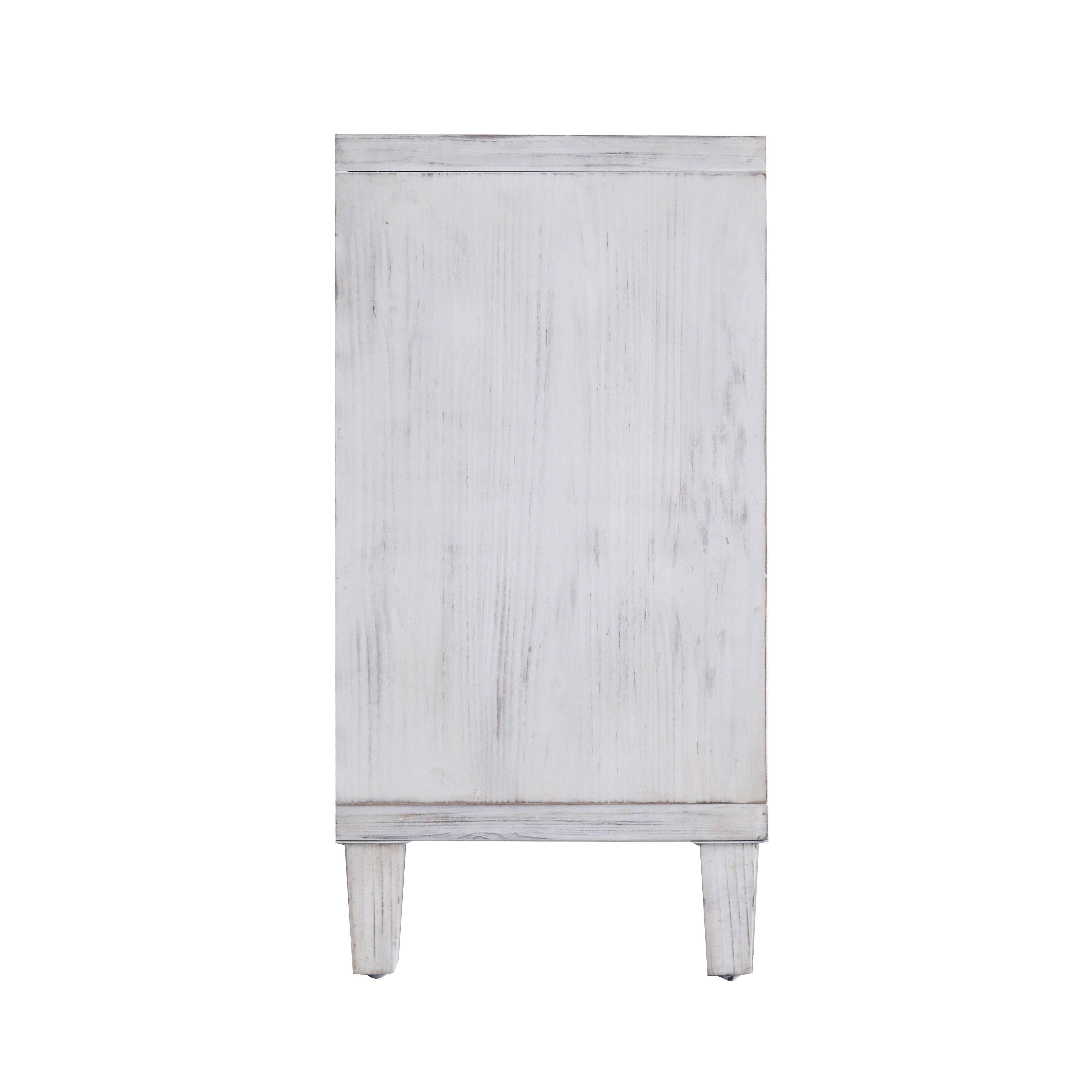 Accent Cabinet 4 Door Wooden Cabinet Sideboard Buffet Server