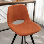 Porth Fabric Kitchen 28.25" Counter Height Stools, Set of 2