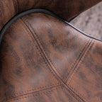 Masaccio Weathered Upholstery Airlift Adjustable Swivel Barstool