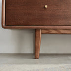 Walnut Color North America A Grade Solid TV Cabinet
