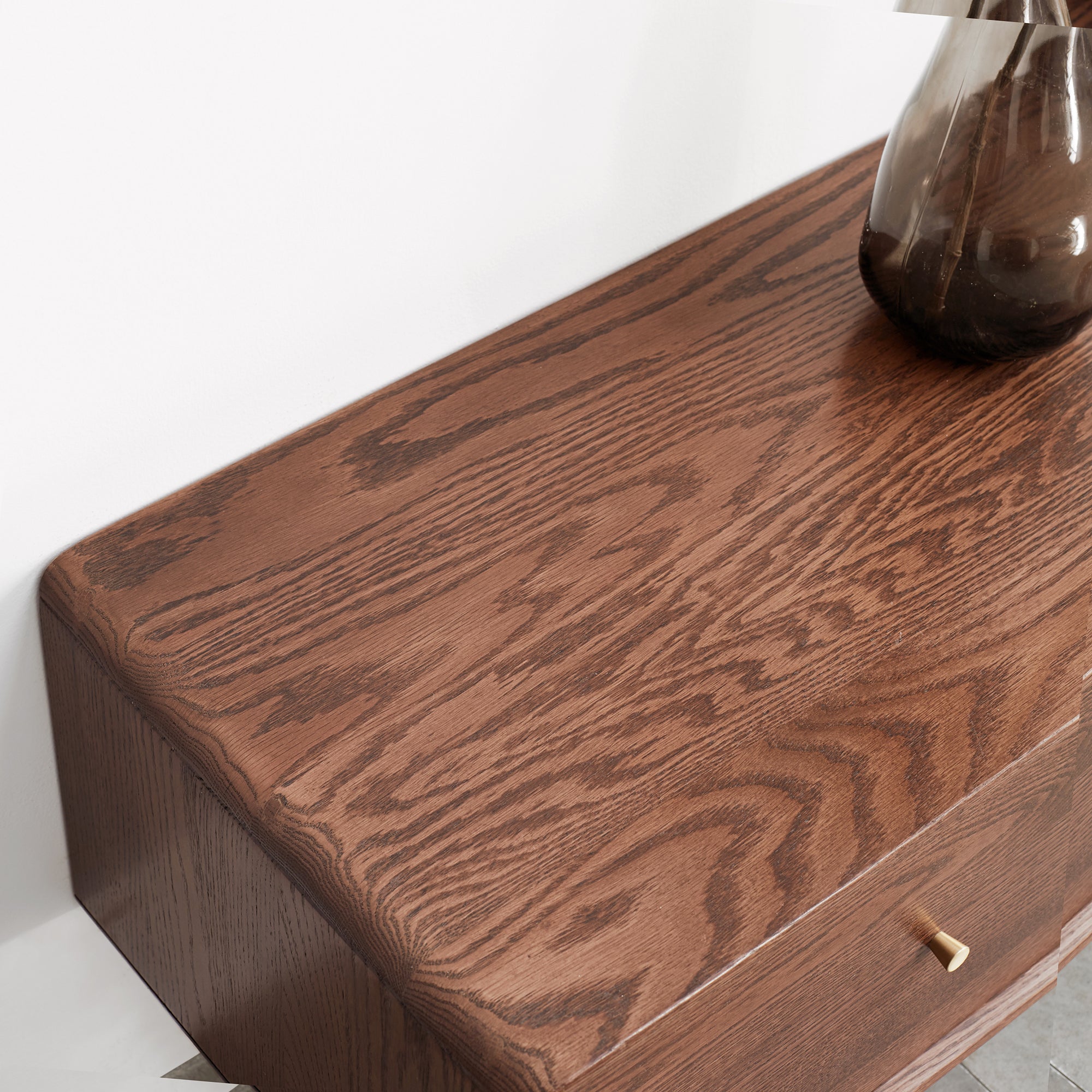 Walnut Color North America A Grade Solid TV Cabinet
