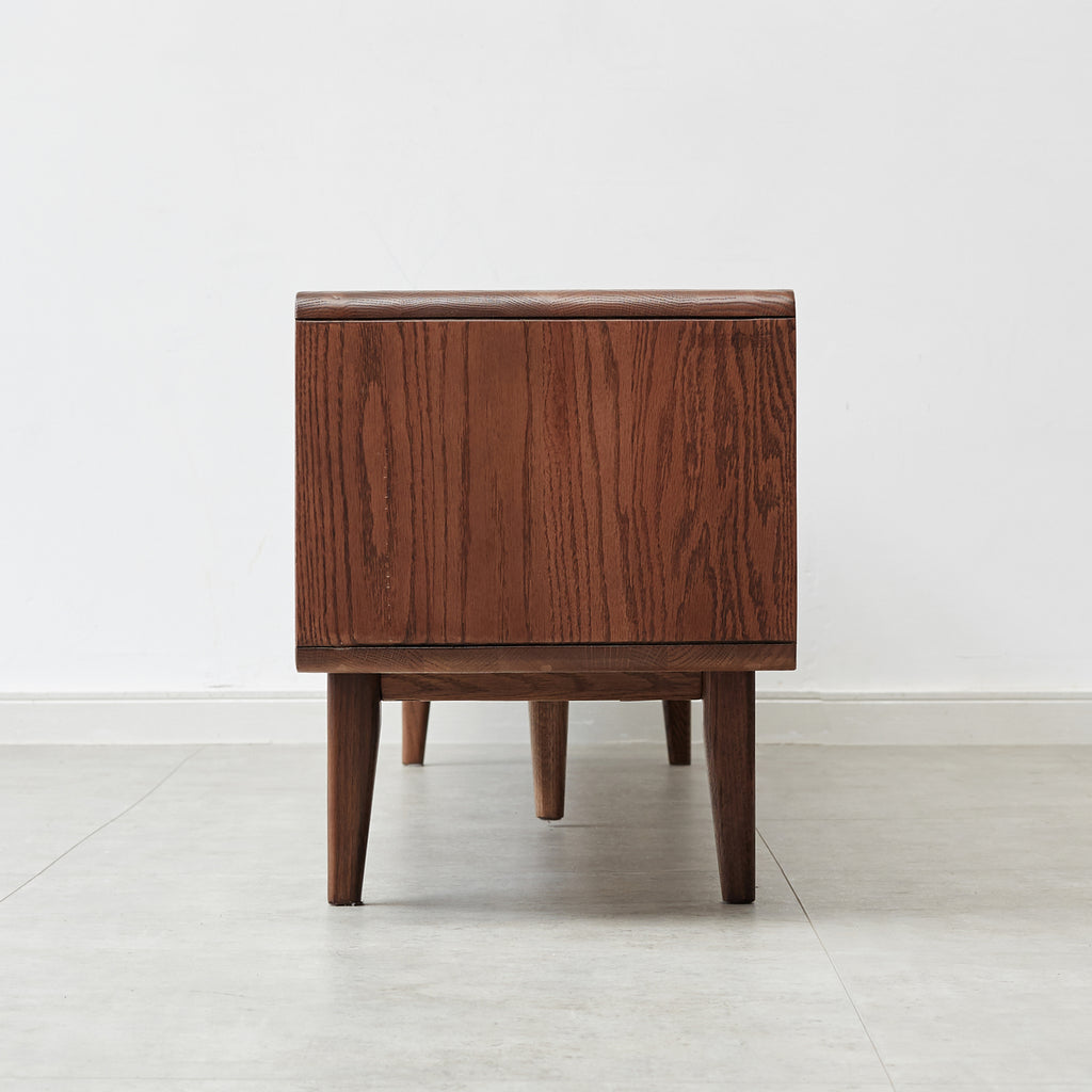 Walnut Color North America A Grade Solid TV Cabinet