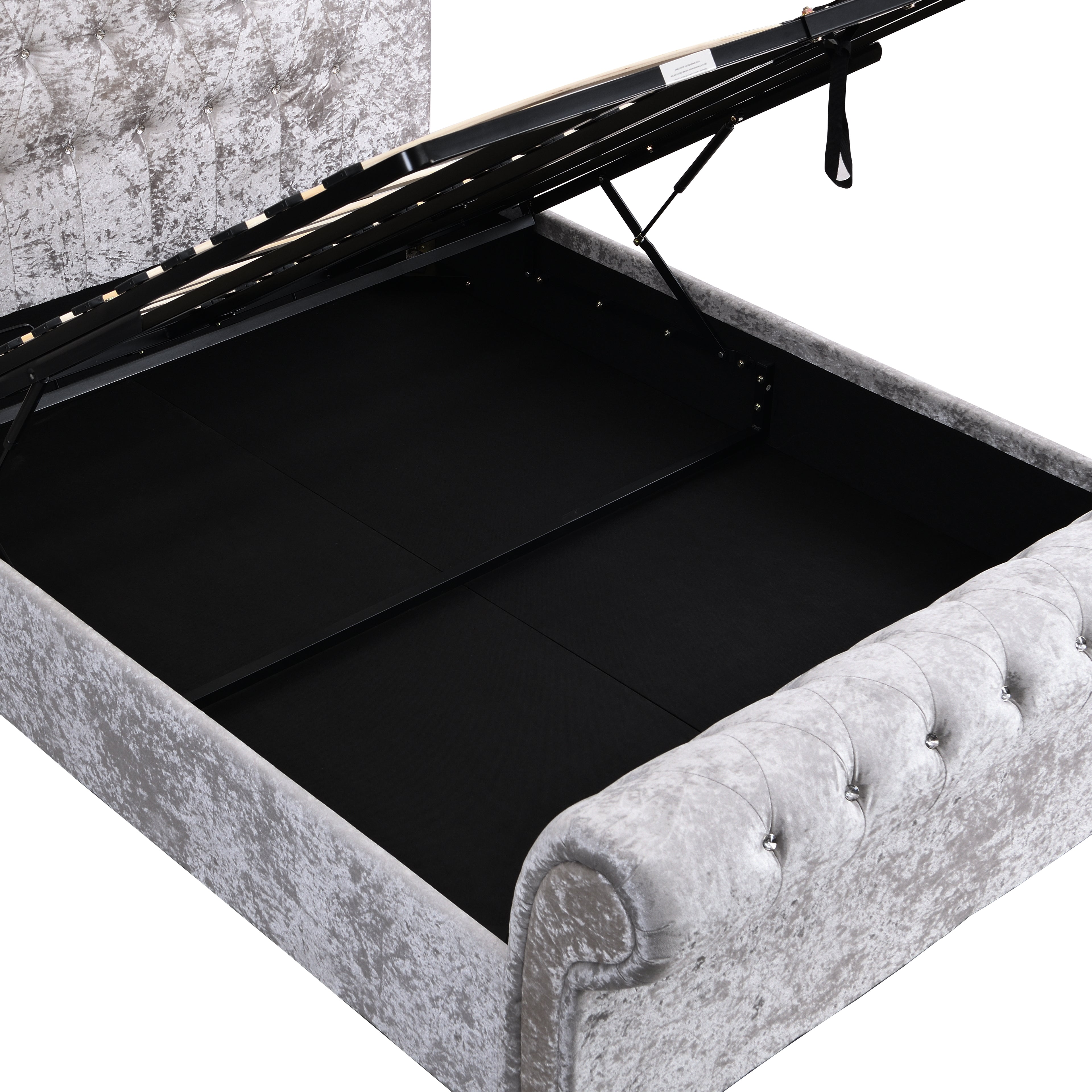 Hartfried Upholstered Storage Bed, Queen Size