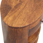 Solid Wood Cortez Nightstand, Chestnut Finish
