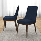 Minimalist Kate Mid-Century Modern Dining Chair (Set of 2)