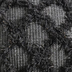 Jumanji Handcrafted Wool and Cotton Pouf