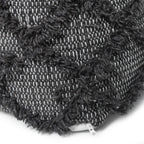 Jumanji Handcrafted Wool and Cotton Pouf