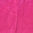Michael 4 Foot Cylindrical Suede Bean Bag - Fuchsia