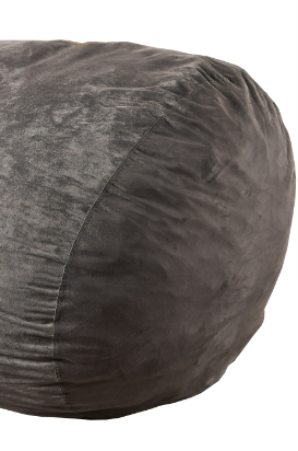 Nest 6.5 Foot Cylindrical Suede Bean Bag