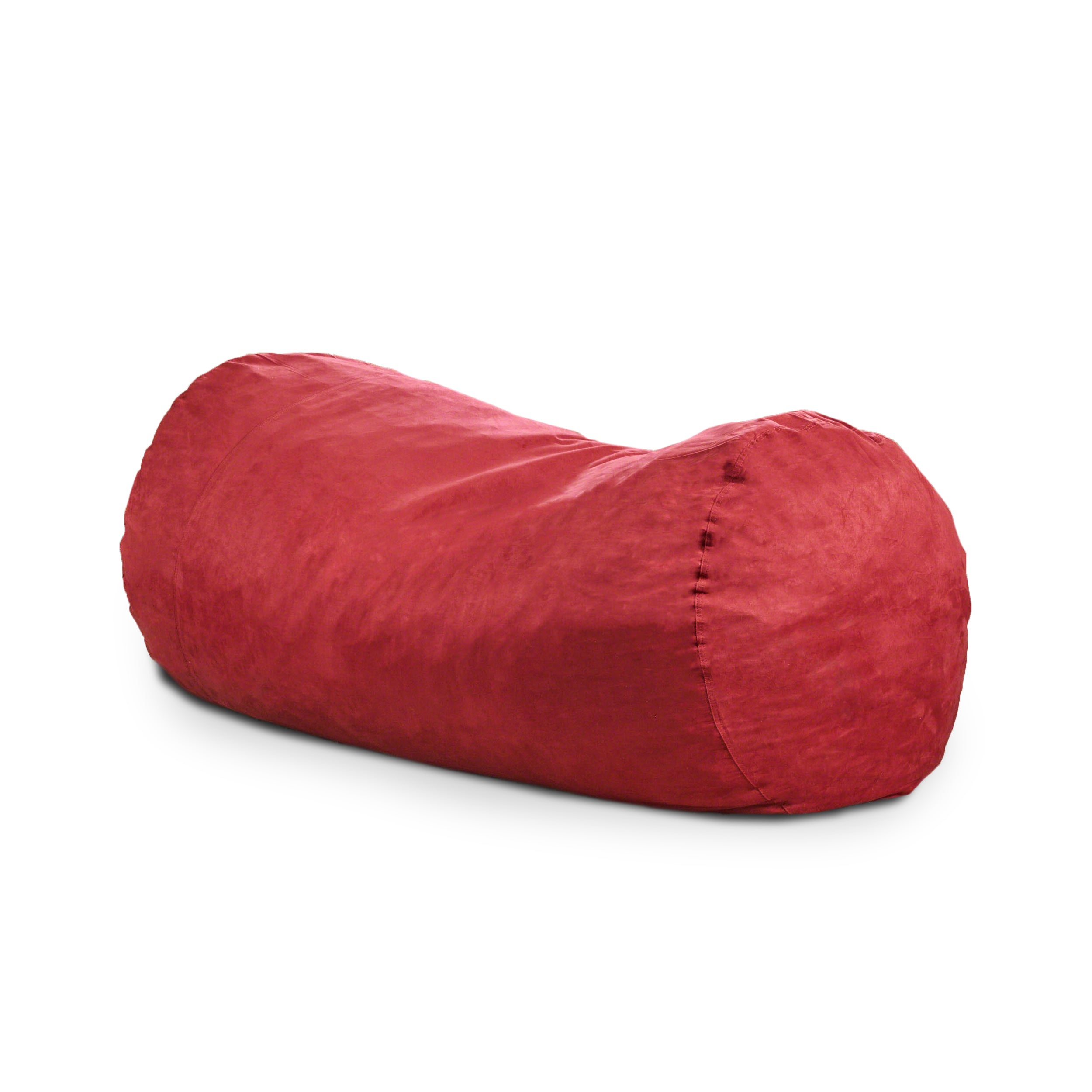 Jasper Traditional 8 Foot Cylindrical Suede Bean Bag