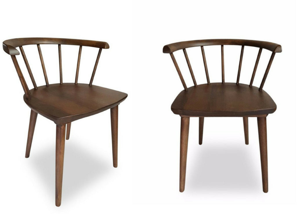 Minimalist Kingsley Mid-Century Modern Dining Chair (Set of 2)