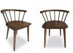 Minimalist Kingsley Mid-Century Modern Dining Chair (Set of 2)